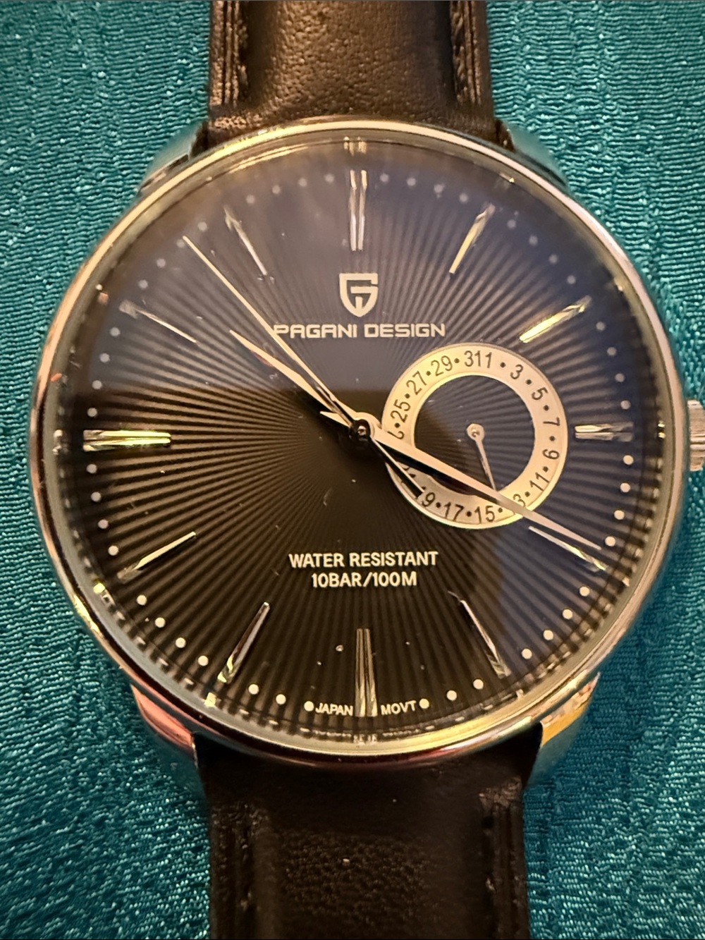 Pagani Design Blue Dial Leather Strap